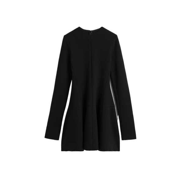 Toteme Wool skater dress in Black