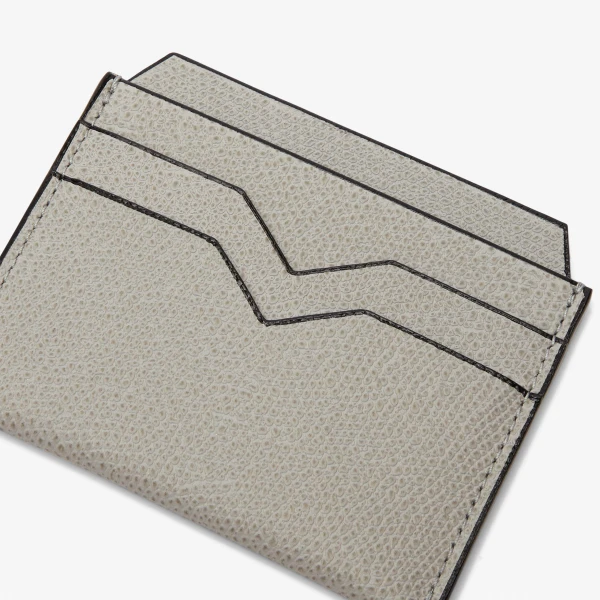 Valextra 4CC Card Case in Ash Grey | Cases | Luxury Shoes 
