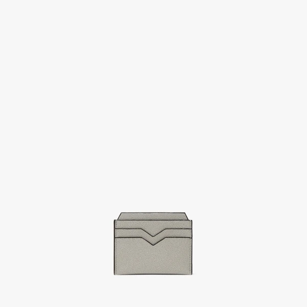 Valextra 4CC Card Case in Ash Grey | Cases | Luxury Shoes 