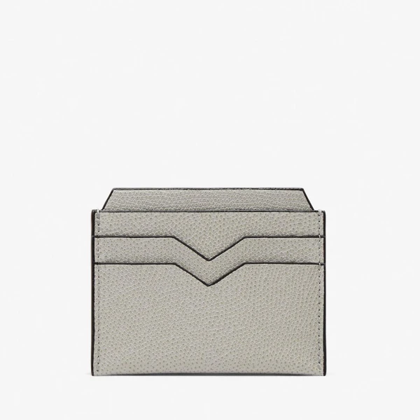 Valextra 4CC Card Case in Ash Grey | Cases | Luxury Shoes 
