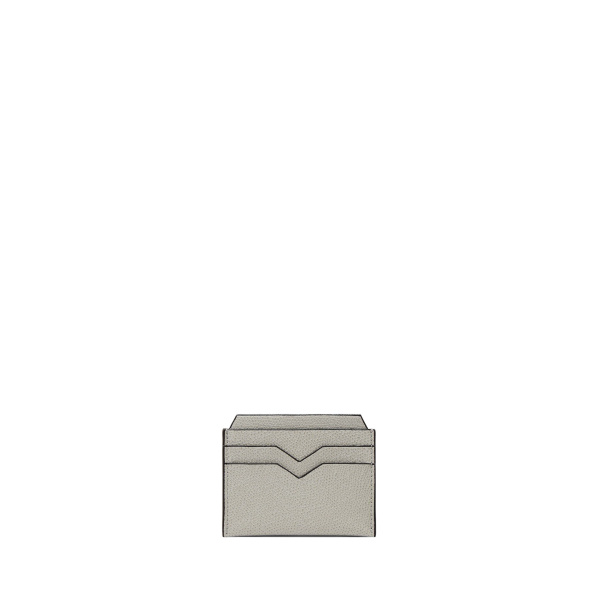 Valextra 4CC Card Case in Ash Grey | Cases | Luxury Shoes 