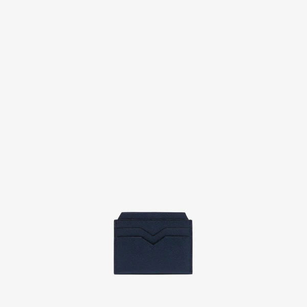 Valextra 4CC Card Case in Dark Blue | Wallets & Purses | Luxury Shoes 