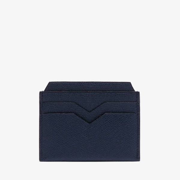 Valextra 4CC Card Case in Dark Blue | Wallets & Purses | Luxury Shoes 