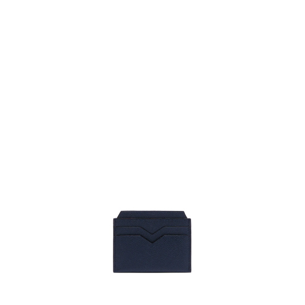 Valextra 4CC Card Case in Dark Blue | Wallets & Purses | Luxury Shoes 