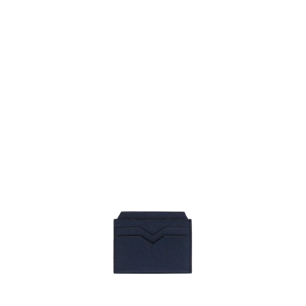 Valextra 4CC Card Case in Dark Blue | Wallets & Purses | Luxury Shoes 