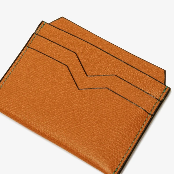Valextra 4CC Card Case in Havana Brown | Wallets & Purses | Luxury Shoes 