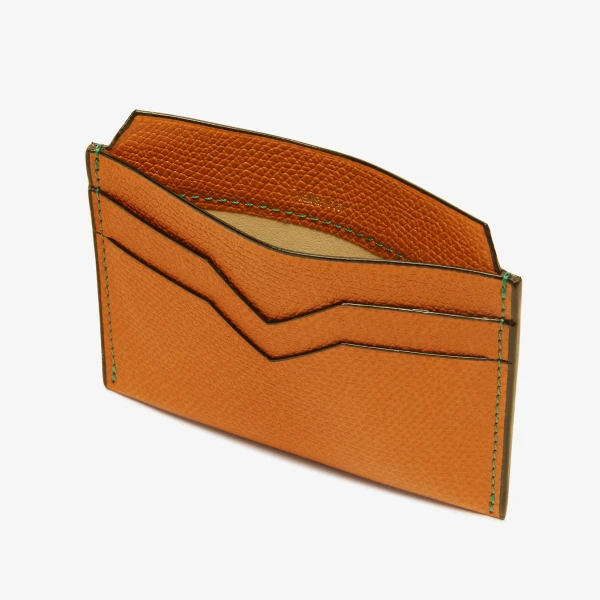 Valextra 4CC Card Case in Havana Brown | Wallets & Purses | Luxury Shoes 