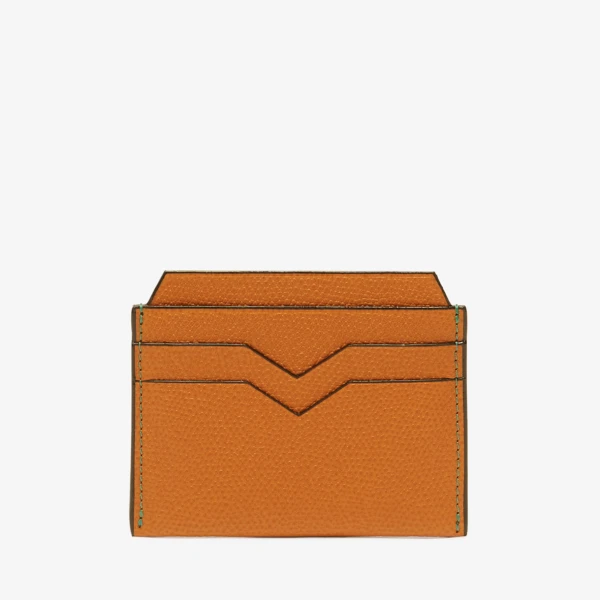 Valextra 4CC Card Case in Havana Brown | Wallets & Purses | Luxury Shoes 