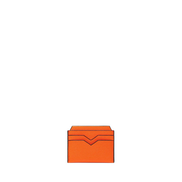 Valextra 4CC Card Case in Lobster Red | Wallets & Purses | Luxury Shoes 