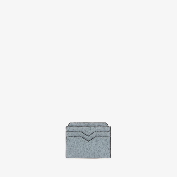 Valextra 4CC Card Case in Niagara Blue | Cases | Luxury Shoes 