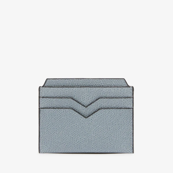 Valextra 4CC Card Case in Niagara Blue | Cases | Luxury Shoes 