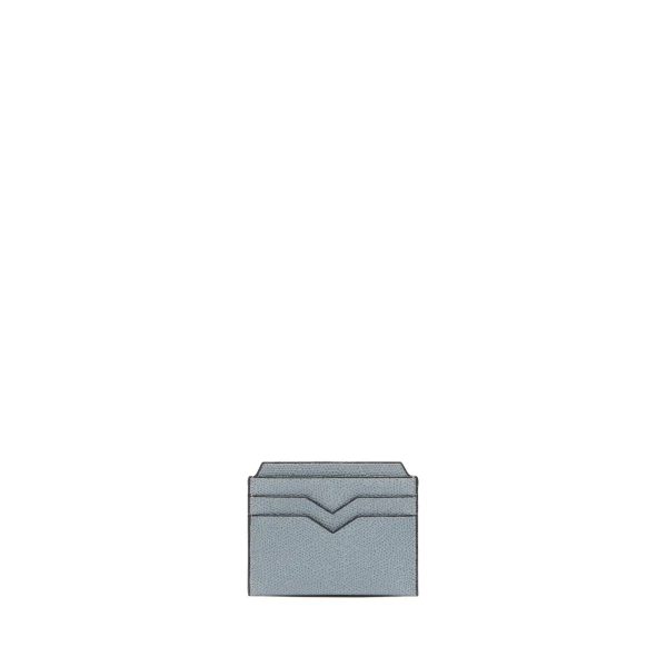 Valextra 4CC Card Case in Niagara Blue | Cases | Luxury Shoes 