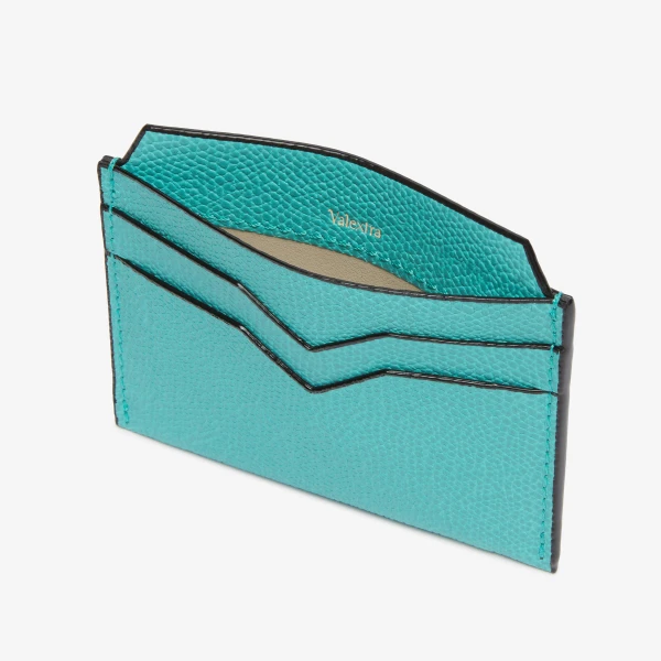 Valextra 4CC Card Case in Ocean Blue | Wallets & Purses | Luxury Shoes 