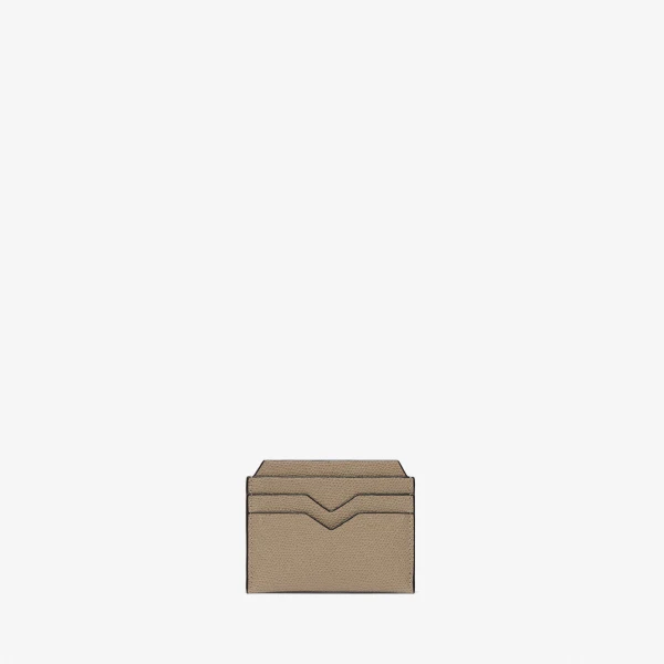 Valextra 4CC Card Case in Oyster Brown | Wallets & Purses | Luxury Shoes 