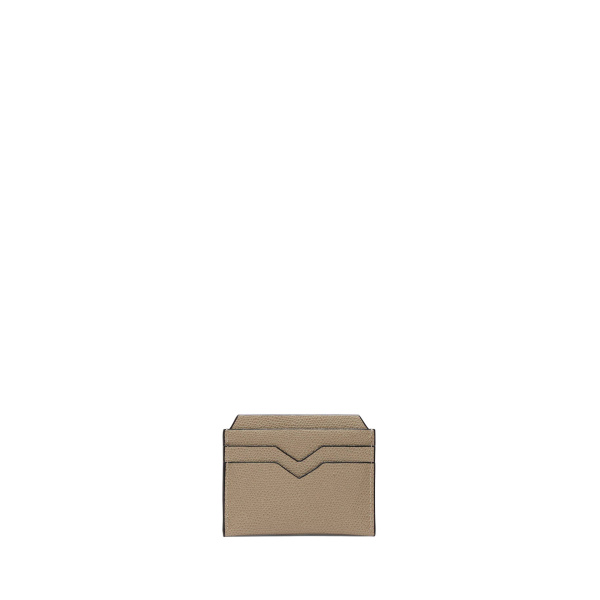 Valextra 4CC Card Case in Oyster Brown | Wallets & Purses | Luxury Shoes 
