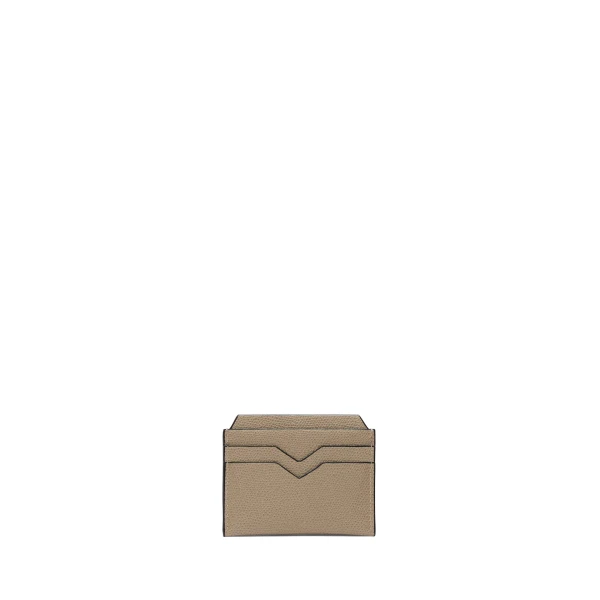Valextra 4CC Card Case in Oyster Brown | Wallets & Purses | Luxury Shoes 