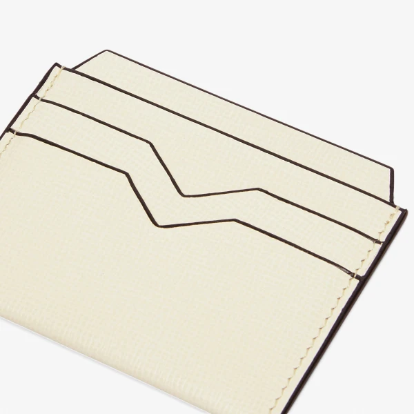 Valextra 4CC Card Case in Pergamena White | Wallets & Purses | Luxury Shoes 