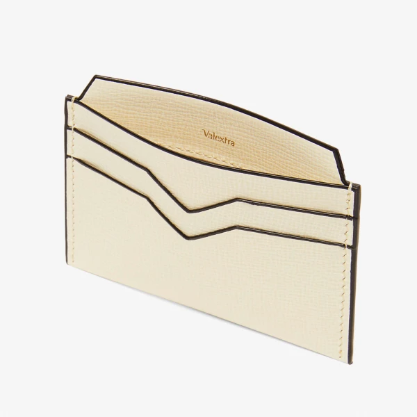 Valextra 4CC Card Case in Pergamena White | Wallets & Purses | Luxury Shoes 