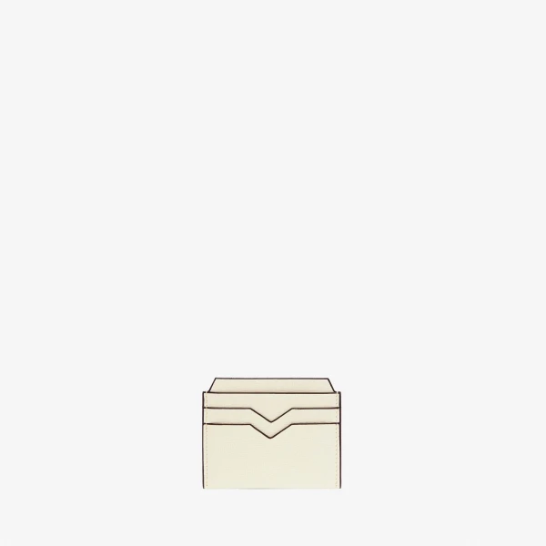 Valextra 4CC Card Case in Pergamena White | Wallets & Purses | Luxury Shoes 