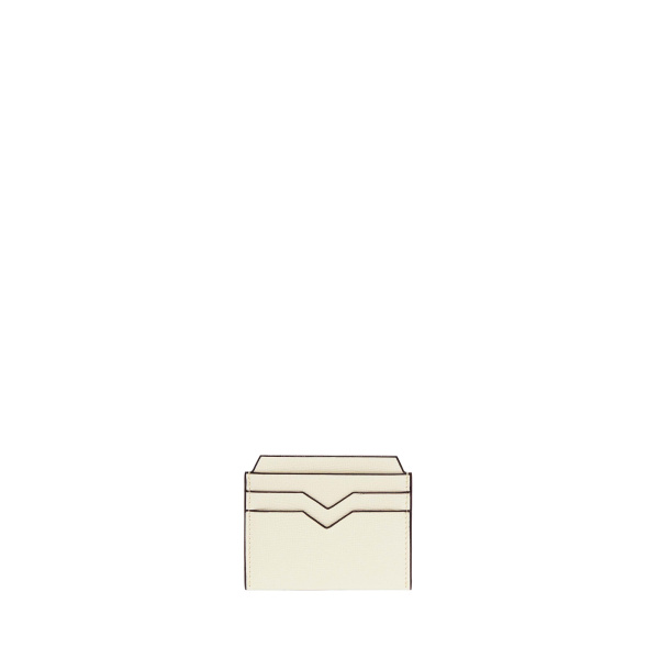 Valextra 4CC Card Case in Pergamena White | Wallets & Purses | Luxury Shoes 