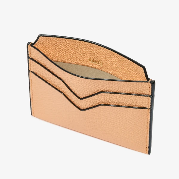 Valextra 4CC Card Case in Sunset Orange | Wallets & Purses | Luxury Shoes 