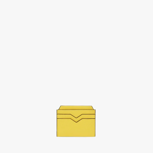 Valextra 4CC Card Case in Yellow | Wallets & Purses | Luxury Shoes 