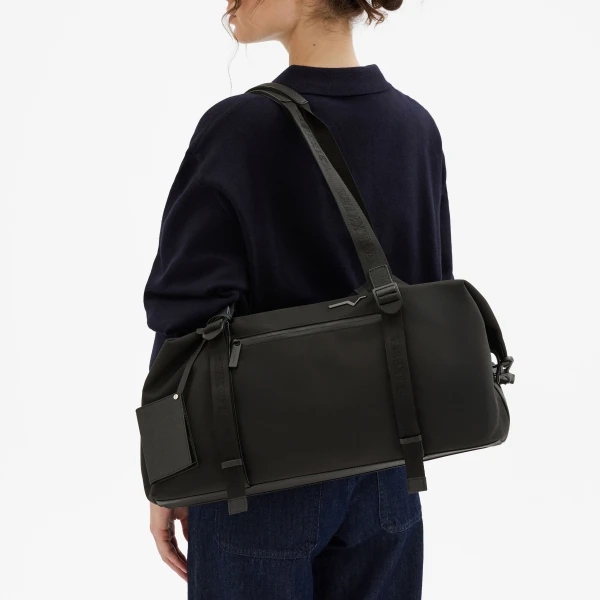 Valextra Assoluto Duffle Bag in Black | Men Bags | Luxury Shoes 