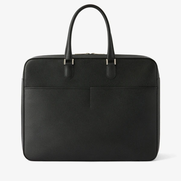 Valextra Avietta Travel Bag Two Chambers in Black | Men Bags | Luxury Shoes 