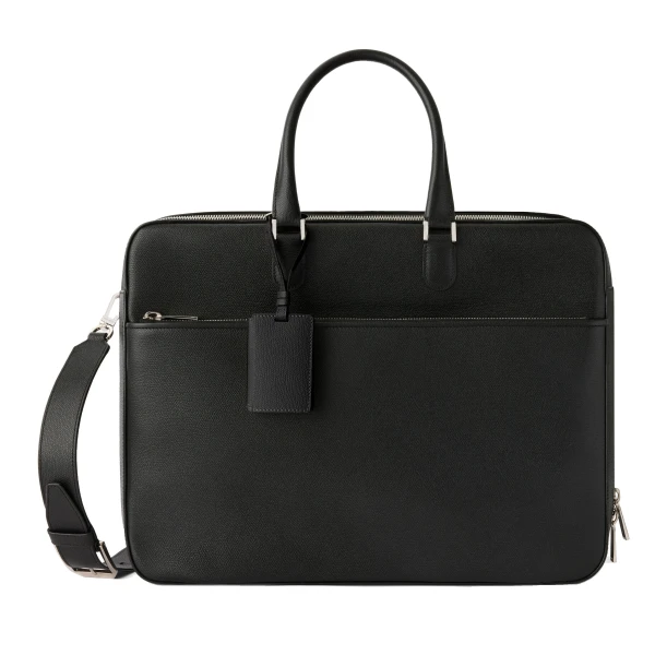 Valextra Avietta Travel Bag Two Chambers in Black | Men Bags | Luxury Shoes 