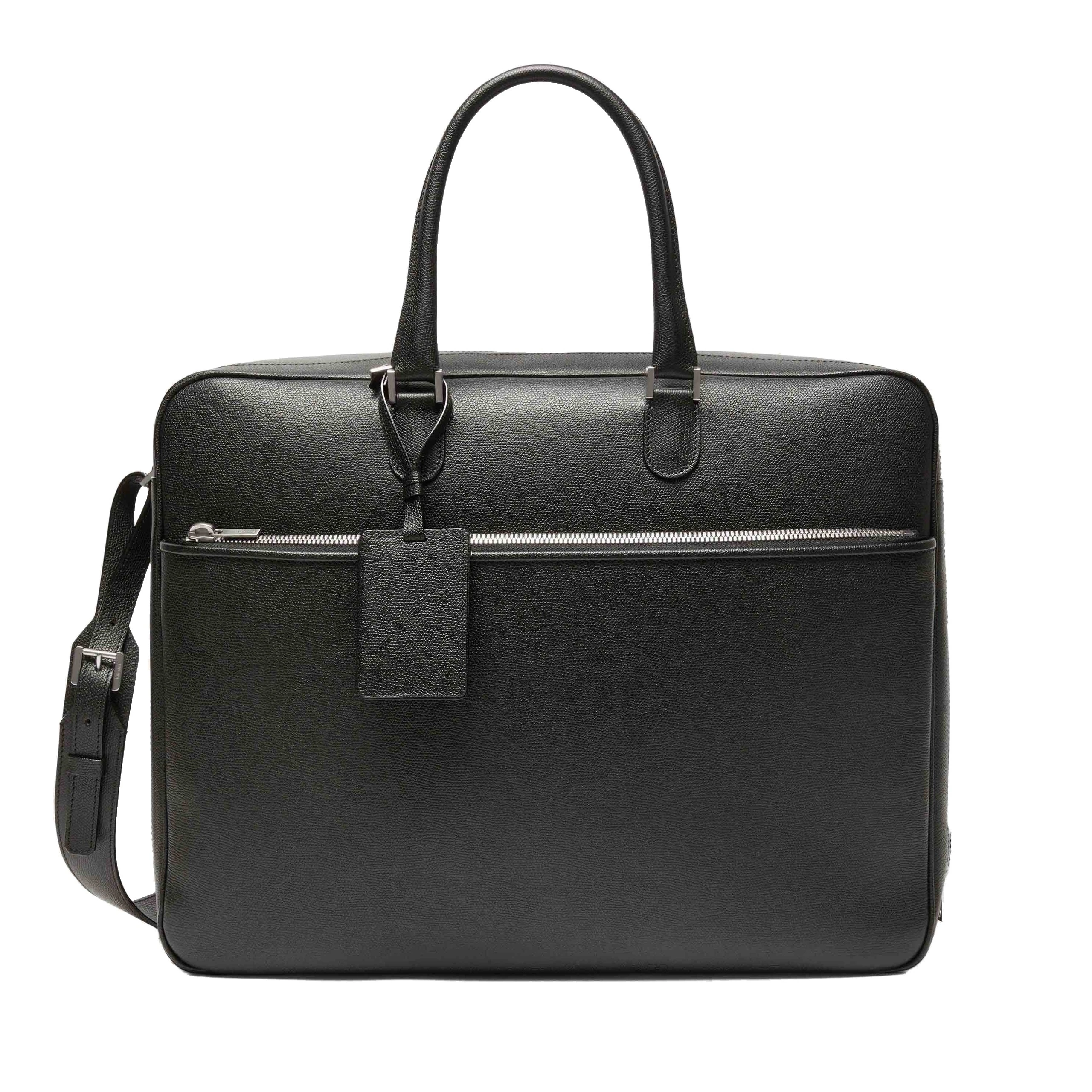Valextra Avietta Travel Bag Two Chambers in Black Valextra Avietta Travel Bag Two Chambers in Black | Totes & Top-Handle Bags | Luxury Shoes