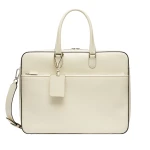 Valextra Avietta Travel Bag Two Chambers in Pergamena White | Men Bags | Luxury Shoes 