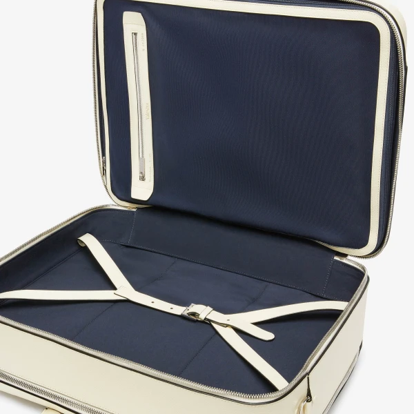 Valextra Avietta Travel Bag Two Chambers in Pergamena White | Men Bags | Luxury Shoes 