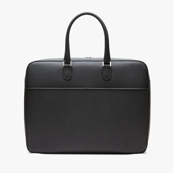 Valextra Avietta Travel Bag Two Chambers in Smokey Grey | Totes & Top-Handle Bags | Luxury Shoes 