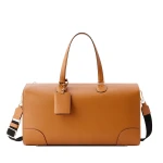 Valextra Babila Boston Travel Bag in Havana Brown | Men Bags | Luxury Shoes 