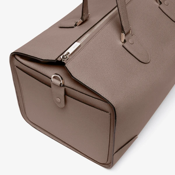 Valextra Babila Boston Travel Bag in Sahara Brown | Totes & Top-Handle Bags | Luxury Shoes 