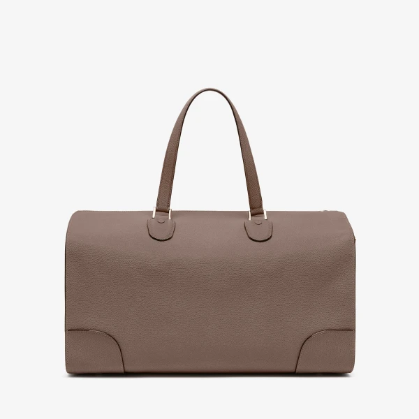 Valextra Babila Boston Travel Bag in Sahara Brown | Totes & Top-Handle Bags | Luxury Shoes 