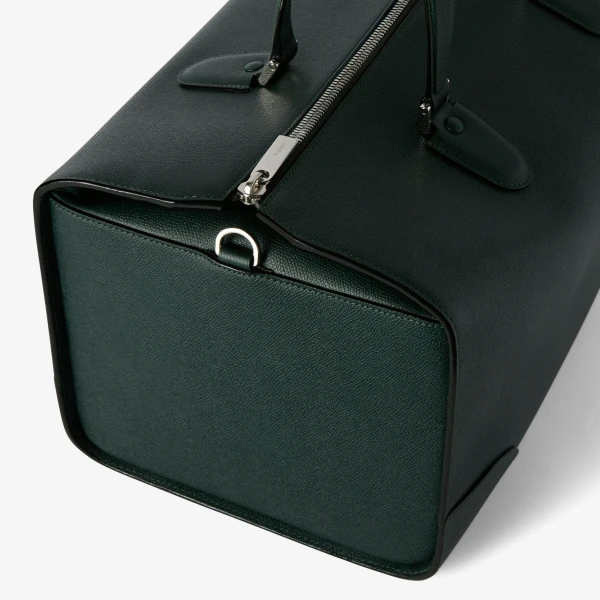 Valextra Babila Boston Travel Bag in Valextra Green | Men Bags | Luxury Shoes 