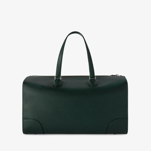 Valextra Babila Boston Travel Bag in Valextra Green | Men Bags | Luxury Shoes 