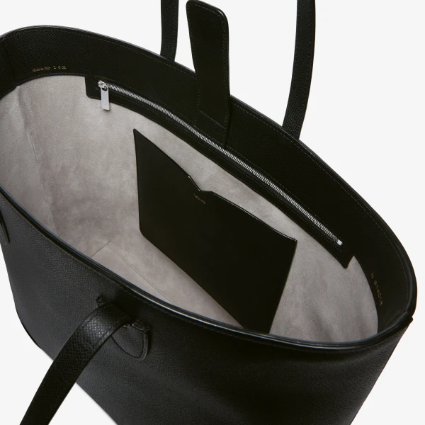 Valextra Babila Tote Large Bag in Black | Men Bags | Luxury Shoes 