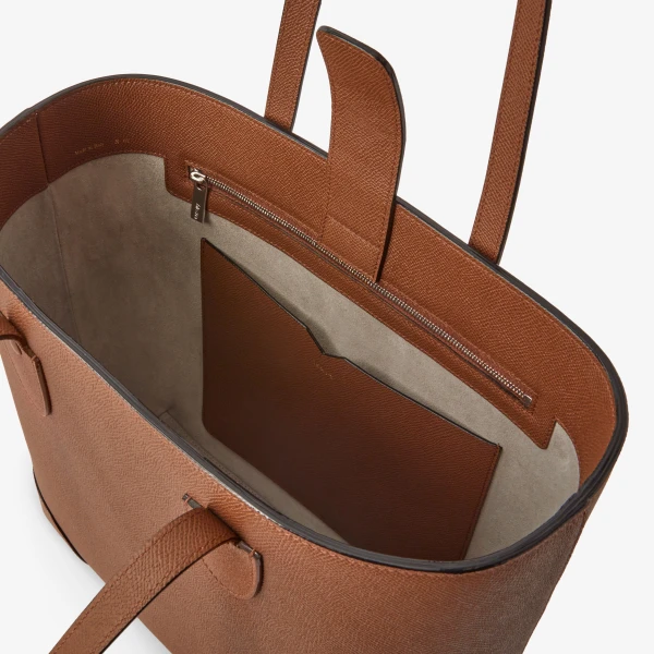 Valextra Babila Tote Medium Bag in Chocolate Brown | Men Bags | Luxury Shoes 