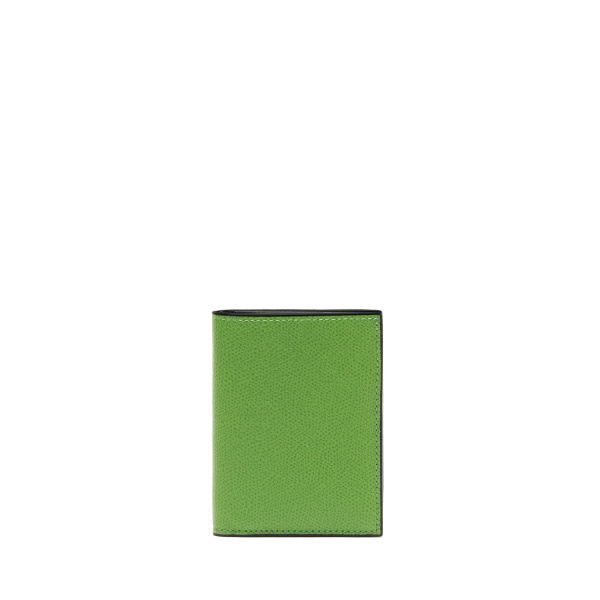 Valextra Bifold Wallet 4CC in Grass Green | Wallets & Purses | Luxury Shoes 