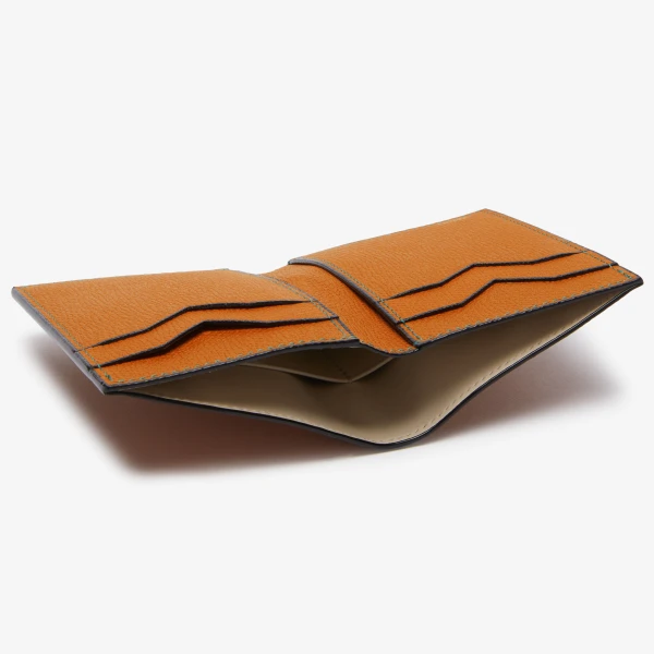 Valextra Bifold Wallet 4CC in Havana Brown | Wallets & Purses | Luxury Shoes 