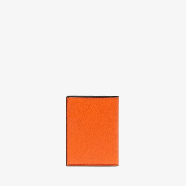 Valextra Bifold Wallet 4CC in Lobster Red | Wallets & Purses | Luxury Shoes 