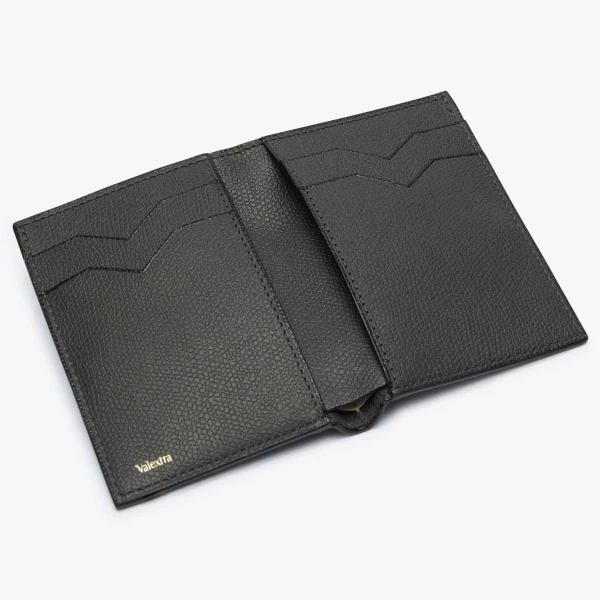 Valextra Bifold Wallet 4CC in Smokey Grey | Wallets & Purses | Luxury Shoes 