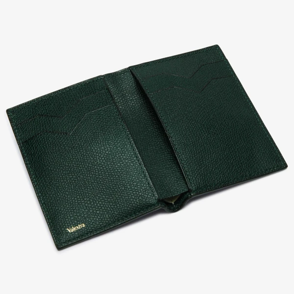 Valextra Bifold Wallet 4CC in Valextra Green | Wallets & Purses | Luxury Shoes 