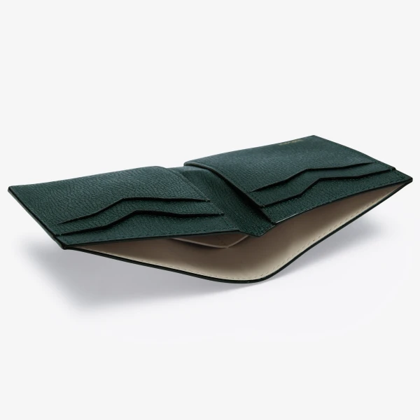 Valextra Bifold Wallet 4CC in Valextra Green | Wallets & Purses | Luxury Shoes 