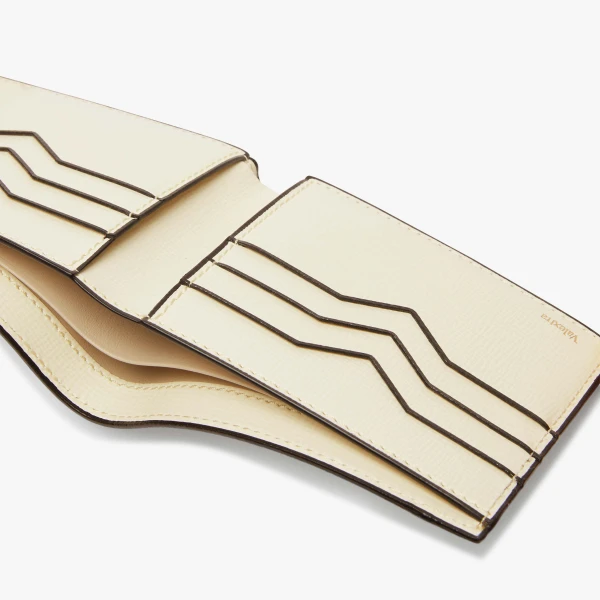 Valextra Bifold Wallet 6CC in Pergamena White | Wallets & Purses | Luxury Shoes 