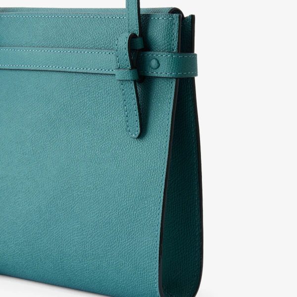 Valextra Brera B-Tracollina Crossbody Bag in Bottle Green | Shoulder & Crossbody Bags | Luxury Shoes 