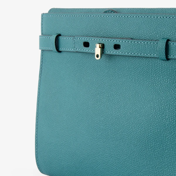 Valextra Brera B-Tracollina Crossbody Bag in Bottle Green | Shoulder & Crossbody Bags | Luxury Shoes 