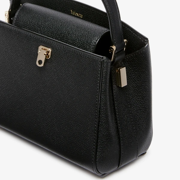Valextra Brera Crossbody Micro Bag in Black | Shoulder & Crossbody Bags | Luxury Shoes 